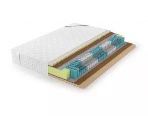 Матрас разной жесткости Lonax Ассорти Memory Latex Medium TFK 5 zone